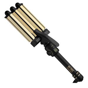 Hot Tools Pro Artist 24K Gold Digital 3 Barrel Hair Waver